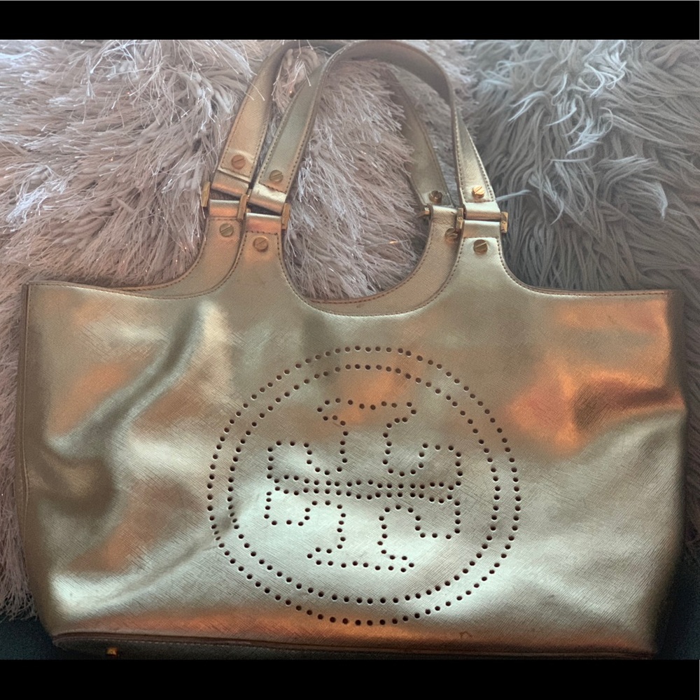Tory Burch Gold Handbag